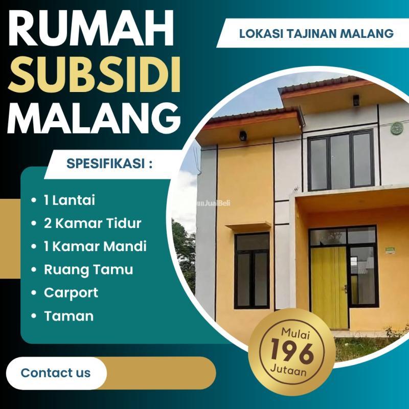 Jual Rumah Subsidi Minimalis Tipe 30 Siap Huni - Malang