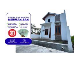 Jual Rumah Tipe 36 Pesan Bangun Di Menuran, Baki - Sukoharjo