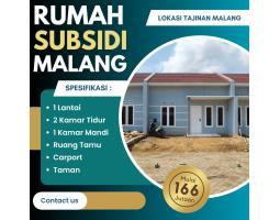 Dijual Rumah Subsidi 2KT 1KM Tipe 30 Lokasi Tlogowaru Tajinan - Malang