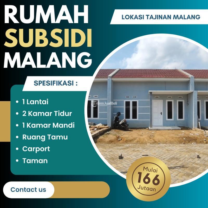 Dijual Rumah Subsidi 2KT 1KM Tipe 30 Lokasi Tlogowaru Tajinan - Malang