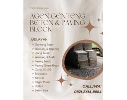 Genteng Beton Press Terbaru Agar Atap Selalu Aman - Malang
