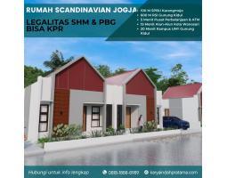 Dijual Rumah Scandinavian dekat Kampus UNY Semanu Wonosari - Gunung Kidul
