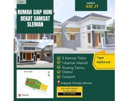 Dijual Rumah Murah dekat SAMSAT Tipe 63 3KT 1KM - Sleman