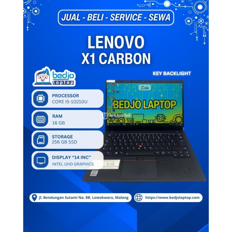 Laptop Lenovo Thinkpad X1 Carbon Ram 16GB Super Ringan - Malang