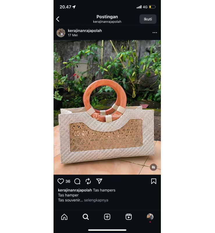 Tas Lebaran Pandan Produk Rajapolah - Tasikmalaya