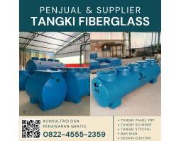 Tangki Fiberglass Silinder Bulat Aneka Tangki Unggulan - Bekasi