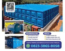 Tangki Fiberglass FRP, Tangki Panel 12000 Liter - Surakarta Jawa Tengah