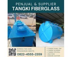 Tangki Fiberglass Silinder Bulat Air Bersih, Nafas Sehat - Karawang