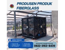 Instalasi Tangki Fiberglass Kapasitas Besar Ringan Dibobot - Pemalang