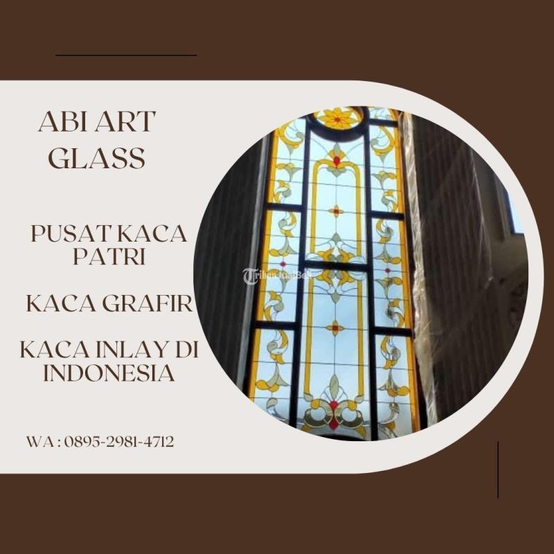 Kaca Patri Grafir Inlay Gereja - Maluku Tenggara Barat