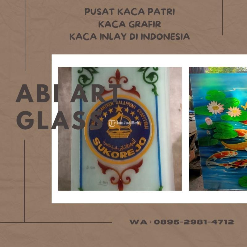 Kaca Patri Grafir Inlay Gereja - Maluku Tenggara Barat