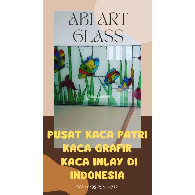 Kaca Patri Grafir Inlay Gereja - Maluku Tenggara Barat