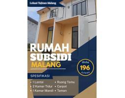 Dijual Rumah Subsidi Minimalis Modern Siap Huni, 6 Km Dari Gor Kenarok - Malang