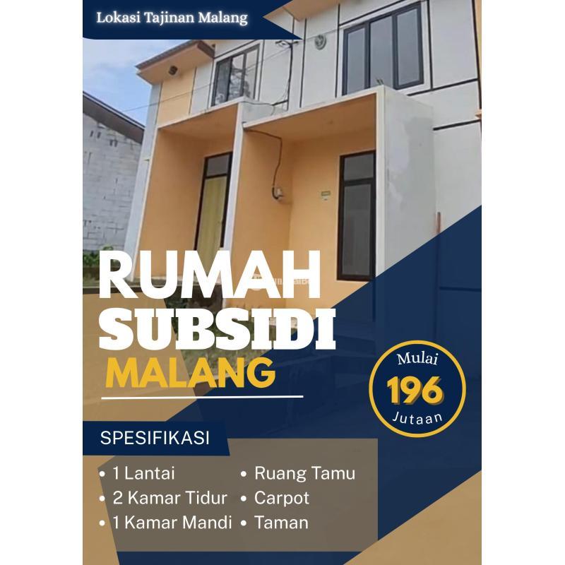 Dijual Rumah Subsidi Minimalis Modern Siap Huni, 6 Km Dari Gor Kenarok - Malang