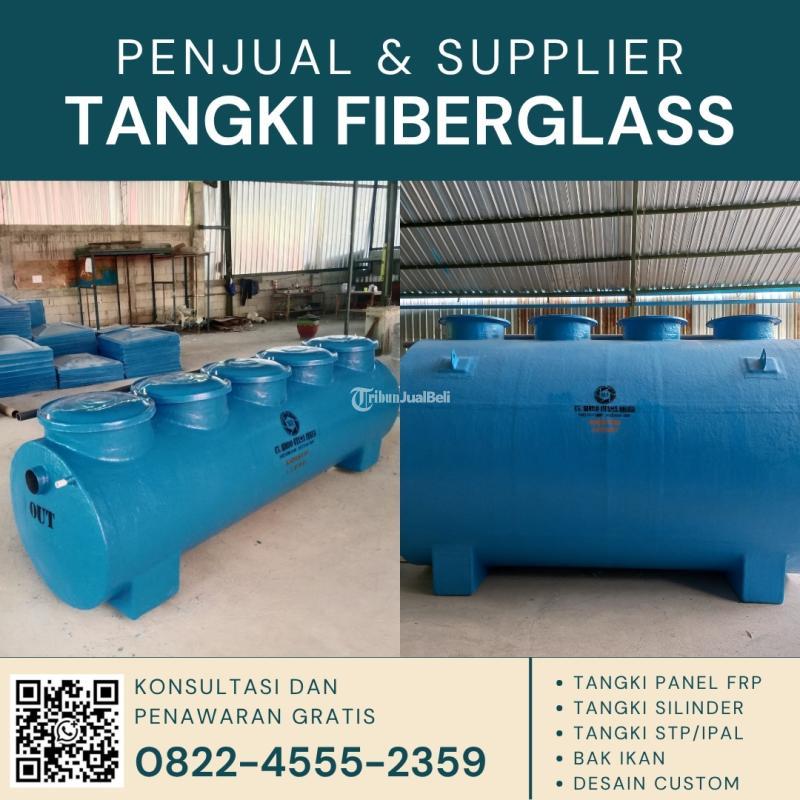 Tangki Fiberglass Silinder Bulat Besar Itu Nyaman - Purwakarta