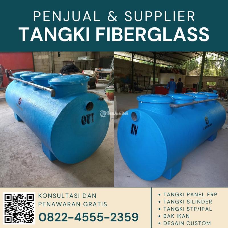 Tangki Fiberglass Silinder Bulat Besar Itu Nyaman - Purwakarta