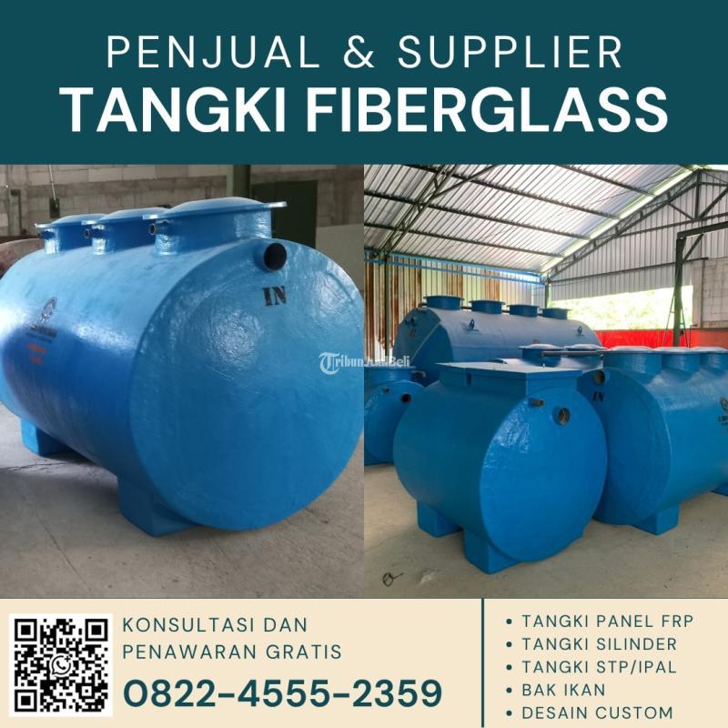Tangki Fiberglass Silinder Bulat Besar Itu Nyaman - Purwakarta
