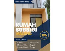 Dijual Rumah Subsidi 2KT 1KM Area Sumbersuko - Malang