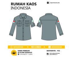 Termurah, Kemeja Seragam Custom Pulai Makian Kemeja Bordir Custom - Halmahera Selatan