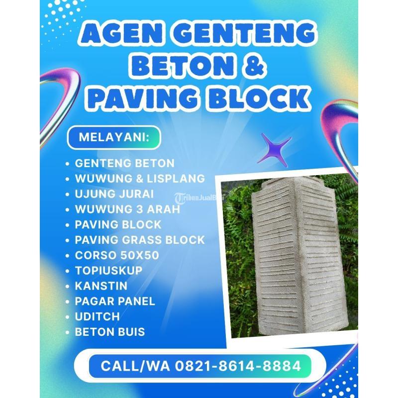 Harga Spesial Genteng Beton Flat Modern - Malang