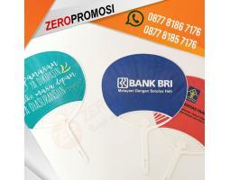 Souvenir Kipas Kerang Sticker Custom Logo Desain - Tangerang Kota