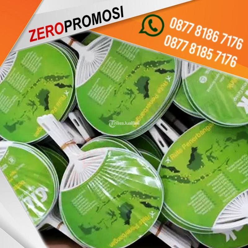 Souvenir Kipas Kerang Sticker Custom Logo Desain - Tangerang Kota