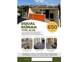 Jual Rumah Tipe 45 Siap Huni Lokasi Tunggulwulung Lowokwaru - Malang Kota