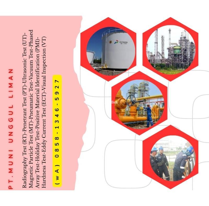 Jasa Pengujian NDT RT Testing Alat Berat - Indramayu