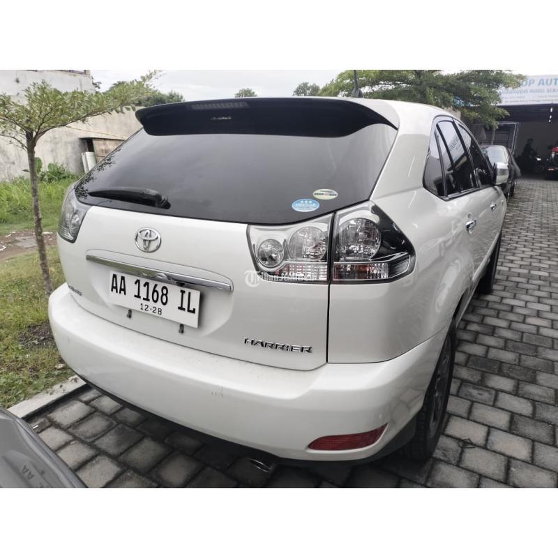 Dijual Mobil Bekas, Toyota Harrier L Prem, Tahun 2011, Pajak Baru, Plat Asli AA Tangan Pertama - Yogyakarta