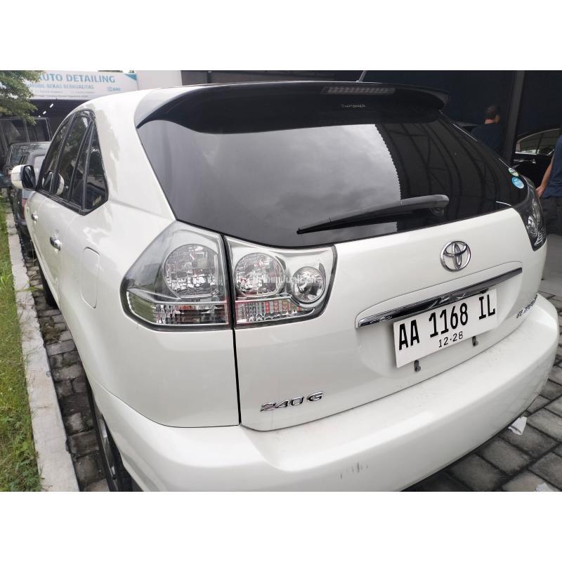 Dijual Mobil Bekas, Toyota Harrier L Prem, Tahun 2011, Pajak Baru, Plat Asli AA Tangan Pertama - Yogyakarta