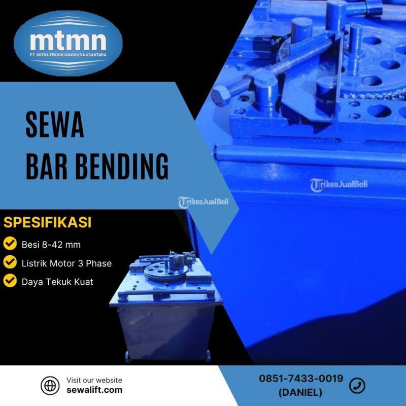 Sewa Alat Tekuk Besi Beton 8mm - 42mm, Murah, Siap Pakai - Padang