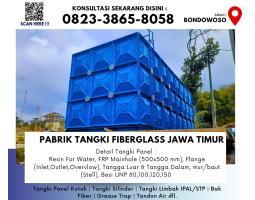 Tangki Air Fiberglasas 10-100 m3 Anti Karat - Bondowoso 