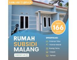 Dijual Rumah Subsidi Tipe 30 2KT 1KM Legalitas SHGB - Malang 