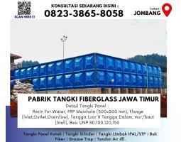 Sipplier Penyedia Produk Tangki Fiberglass FRP mulai 1000-100.000 Liter - Jombang