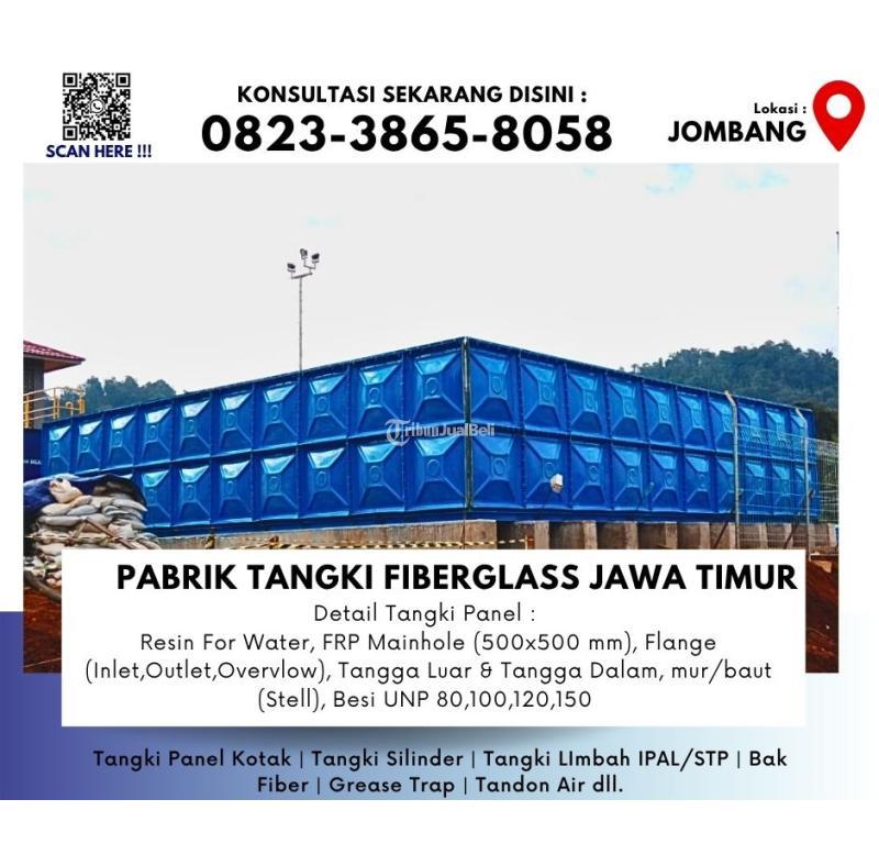 Sipplier Penyedia Produk Tangki Fiberglass FRP mulai 1000-100.000 Liter - Jombang