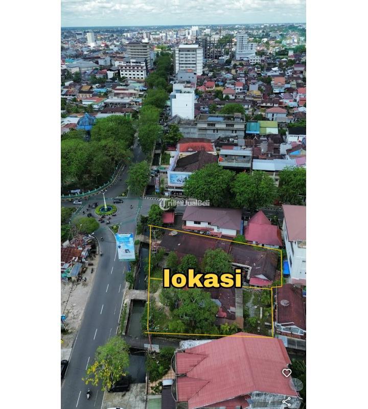 Dijual Tanah, Luas 1.691m2, SHM, Cocok Peruntukan Bisnis, Tepi Jalan Merdeka - Pontianak