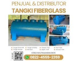 Tangki Fiberglass STP IPAL Limbah 1.000-5.000 L, Kuat dan Tahan Lama - Gresik