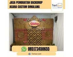 Jasa Pembuatan Backdrop Acara Custom - Malang 