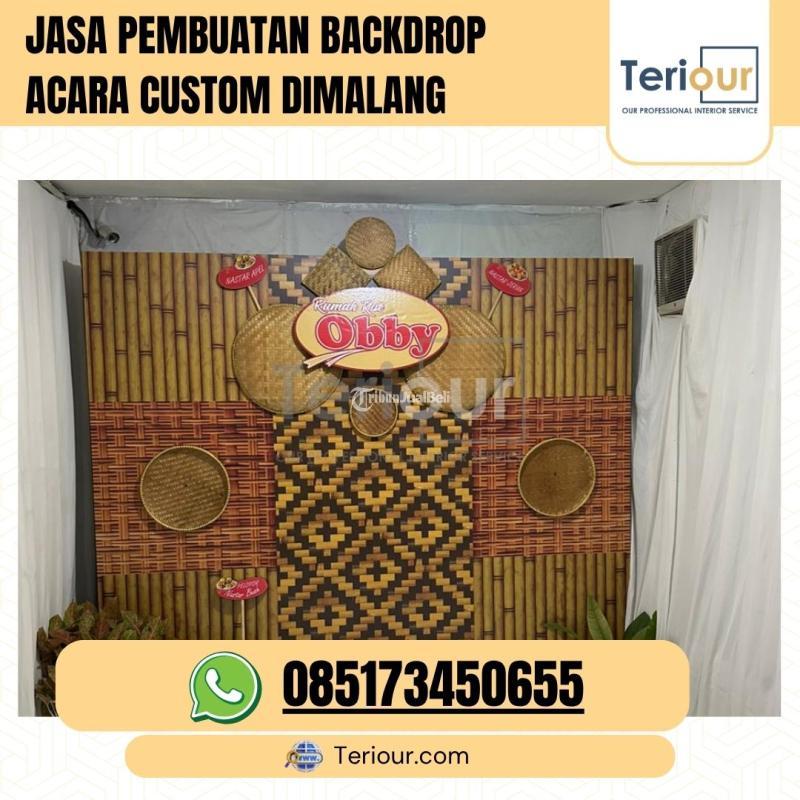Jasa Pembuatan Backdrop Acara Custom - Malang