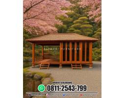 Rumah Kayu Panggung Estetik Harga Pabrik Instalasi Cepat Rapi - Bandung