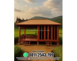 Rumah Kayu Villa Tropis Ala Bali Cocok Untuk Homestay Resort - Bandung