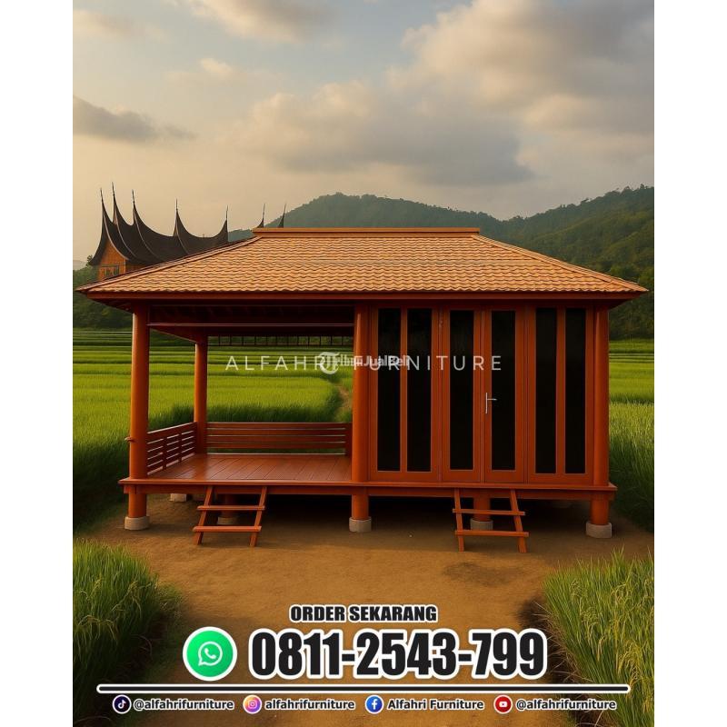 Rumah Kayu Villa Tropis Ala Bali Cocok Untuk Homestay Resort - Bandung
