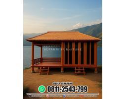 Rumah Kayu Modern Kekinian Desain Elegan Siap Pemasangan Seluruh Jawa Bali - Bandung