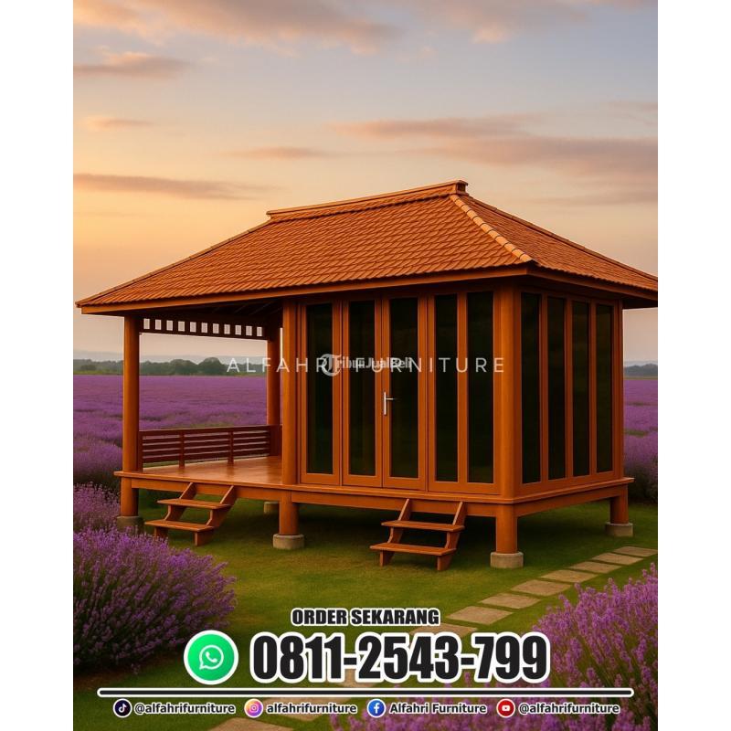 Rumah Kayu Minimalis Modern Finishing Premium Tahan Lama - Bandung