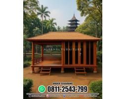 Rumah Kayu Ala Cottage Bali View Alam Cocok Untuk Agrowisata - Bandung