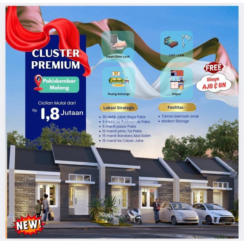 Dijual Rumah Hunian Lokasi di Pakis Kembar Harga Terjangkau - Malang