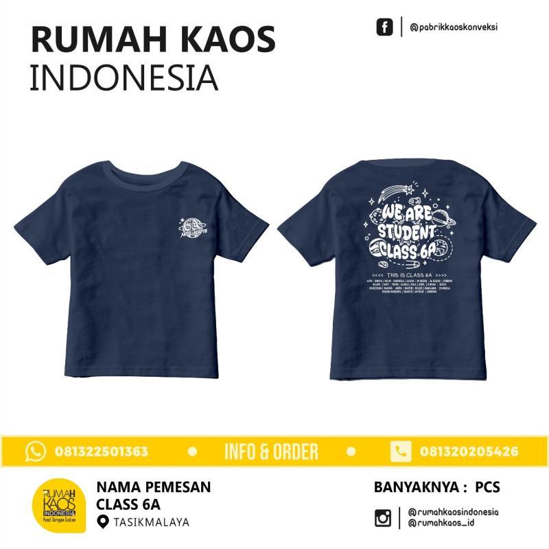 Kaos Sablon Custom Banyumanik Kaos Seragam Kelas - Semarang