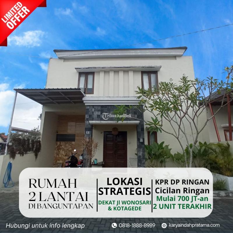 Dijual Rumah Siap Bangun 2 Lantai Murah di Banguntapan Dekat Stipram Kotagede, Gedong Kuning - Bantul