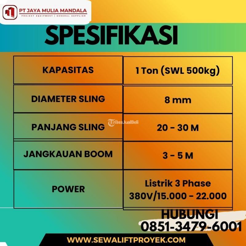 Sewa Mini Crane Sewa Alat Angkut Meterial - Bandung