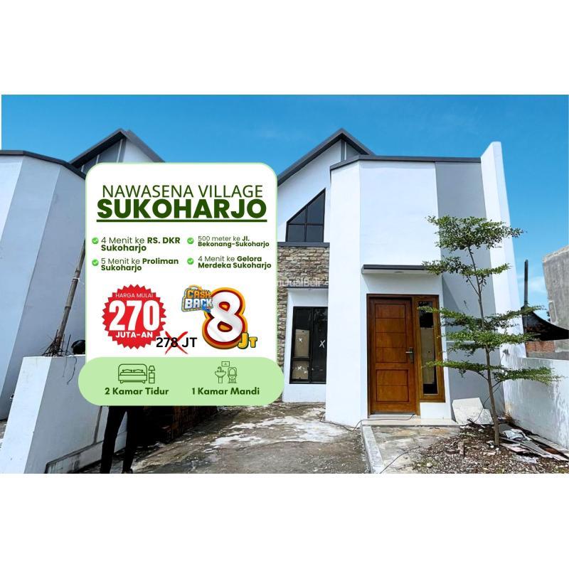 Dijual Rumah Perumahan Murah Suasana Asri - Sukoharjo